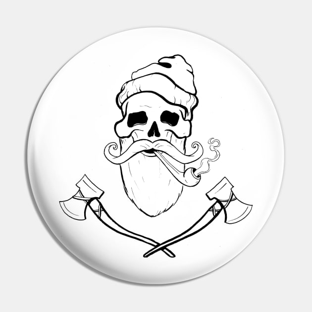 Bearded Ax Man Pin by IrenesGoodies