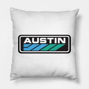 Retro Austin Cars emblem 1980's - Austin Metro, Allegro, Princess ! Pillow