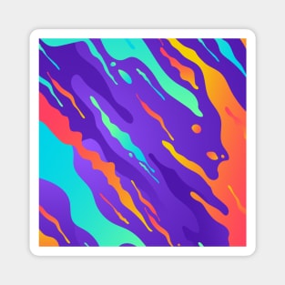 Beautiful and colorful abstract design Magnet