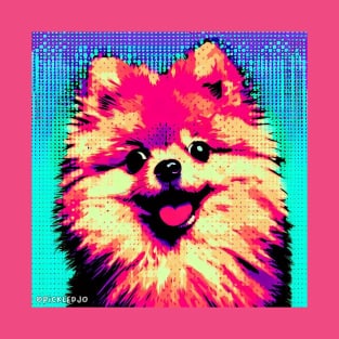 Pomeranian Pop Art T-Shirt