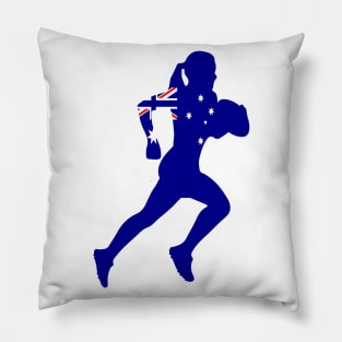 Australia Rugby Girl Pillow