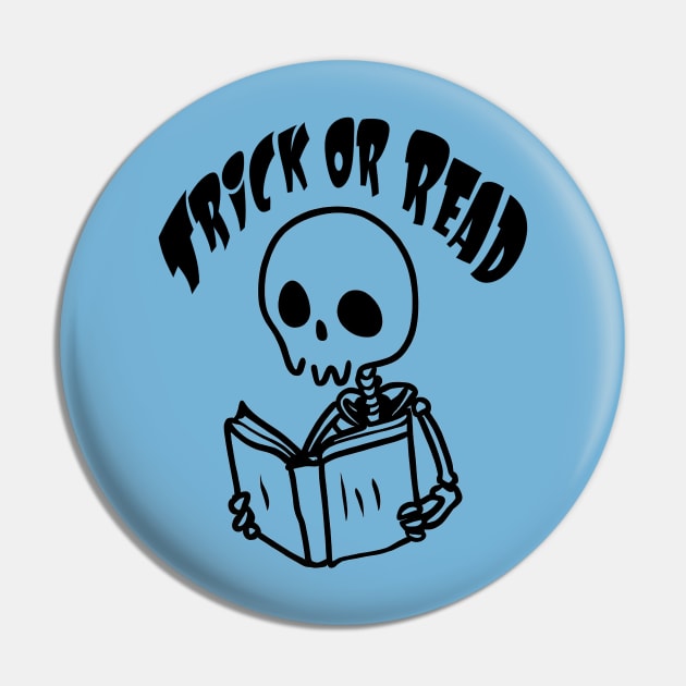 Trick or Read Pin by PrintSoulDesigns