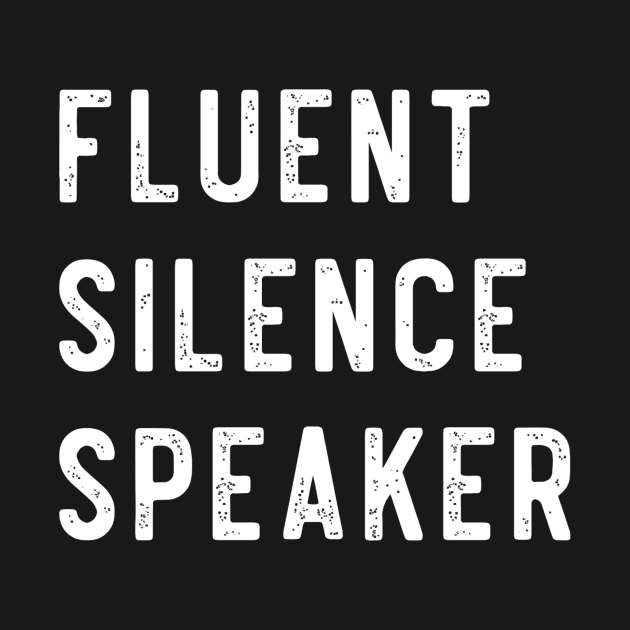 Fluent silence speaker by Lone Maverick