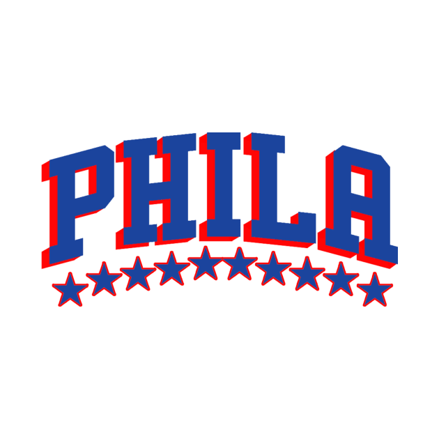 Sixers - Phila (Blue and Red) by scornely