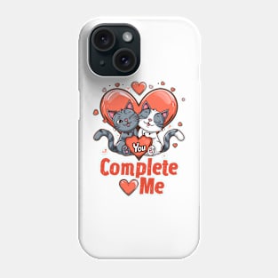 You Complete Me V2: Pop Art Orange Love-Cartoon! Phone Case