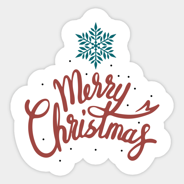 Merry Christmas - Merry Christmas - Sticker