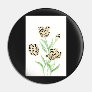 Wildflowers - Leopard 2 Pin