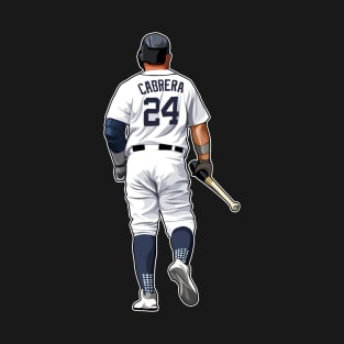 Miguel Cabrera #24 Walks Back T-Shirt