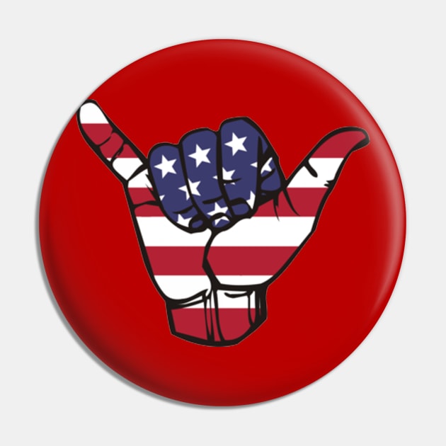 American Hands Pin by Therealcandido