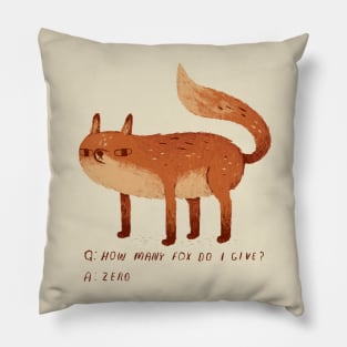 zero fox given T-Shirt Pillow