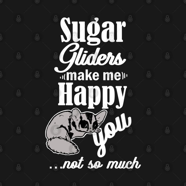 Happy Sugar Glider Gift Product Funny Sugar Gliders Raglan Baseball Tee by Linco