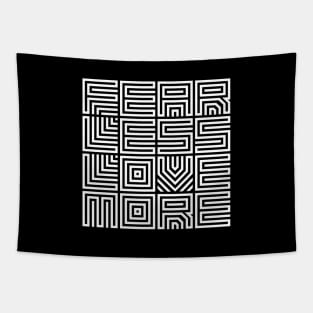 Fear Less Love More Design Tapestry