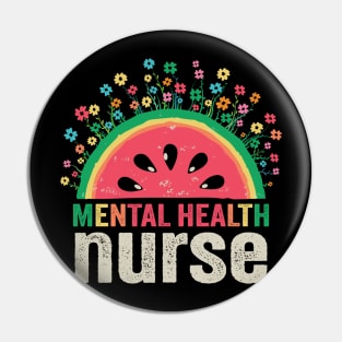 Funny Mental-Health Nurse Mental-Health Awareness 2024 Pin