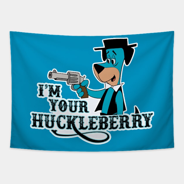 I'm your Huckleberry - Huckleberry Hound as Doc Holliday Tapestry by hauntedjack