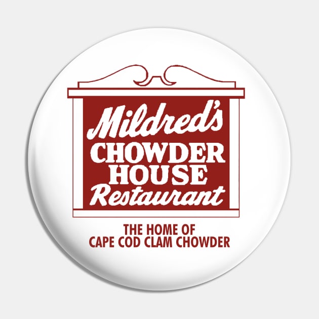 Mildred's Chowder House Restaurant.  Cape Cod Pin by fiercewoman101