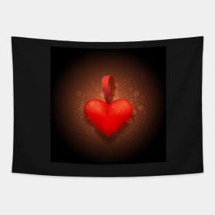 Toy valentine heart Tapestry