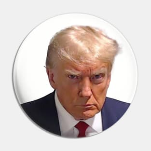 Donald Trump Mugshot 2023 No Background Pin