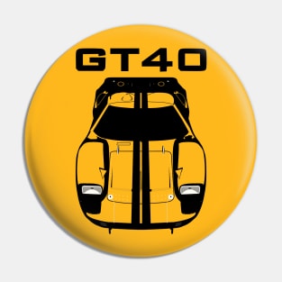 Ford GT40 - Multi color and black Pin