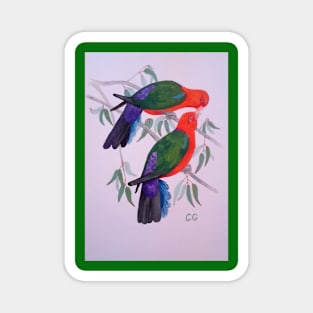 Australian King Parrots Magnet