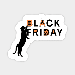 BLACK CAT BLACK FRIDAY Magnet