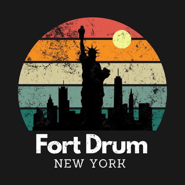 Fort Drum, NY // Vintage Sunset NY Skyline by Dear Military Spouse 