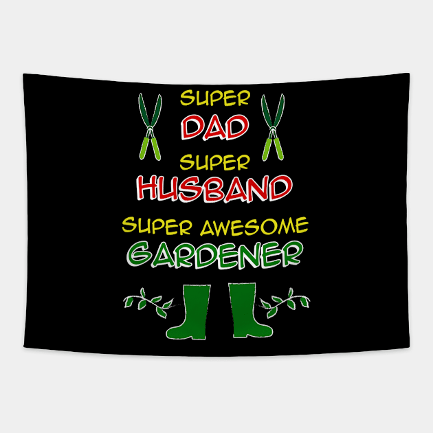 Gardening Dad Funny Gardener Tapestry by TheBestHumorApparel