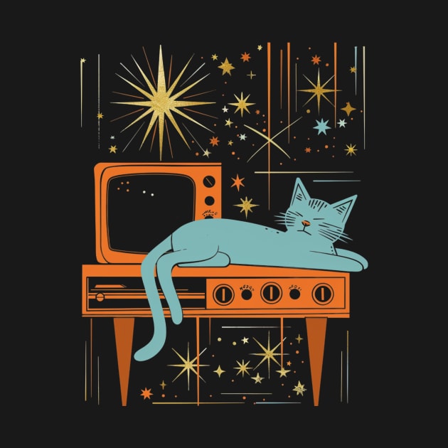 Mid Century Modern CAT Inspired Artworks by Mckenna Paucek