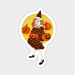 Vintage Halloween Clown Magnet