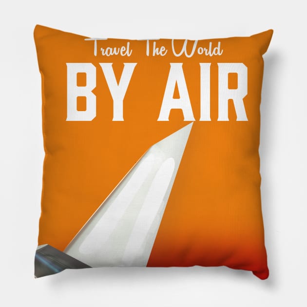 Travel the World By Air Pillow by nickemporium1