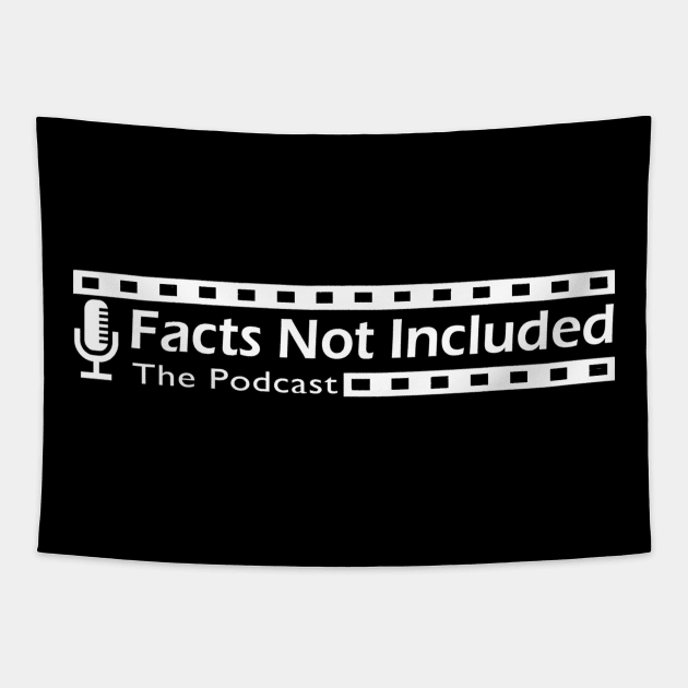 Facts Not Included WHITE Tapestry by FactsNotIncluded