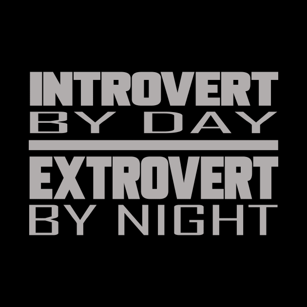 introvert by day, extrovert by night by the IT Guy 