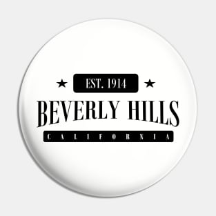 Beverly Hills EST. 1914 (Standard Black) Pin