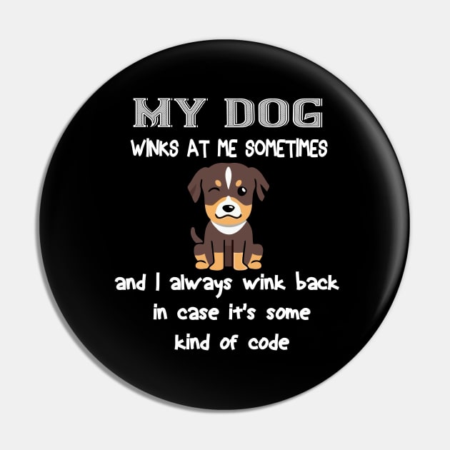 My dog winks at me sometimes and I always wink back in case it's some kind of code Pin by khalmer