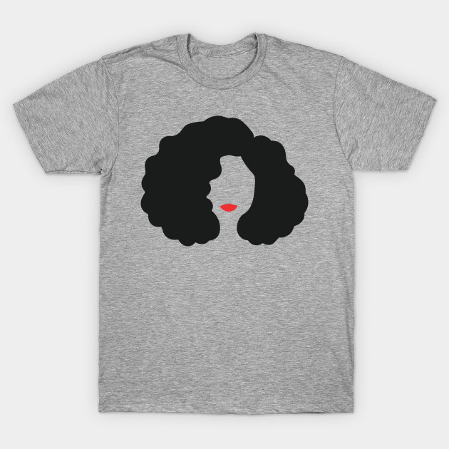 Curly Hair Silhouette Curly Hair T Shirt Teepublic