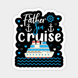 Cruise Father Son 2024 Funny Mom Son Vacation Magnet