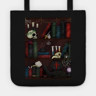 Bookshelf of WitchCraft and Oddities Tote