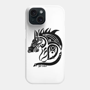 Fenrir Viking Norse Wold (Black) Phone Case