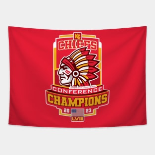 2023 Chiefs AFC Champs Tapestry