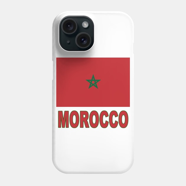 The Pride of Morocco - Moroccan National Flag Design Phone Case by Naves