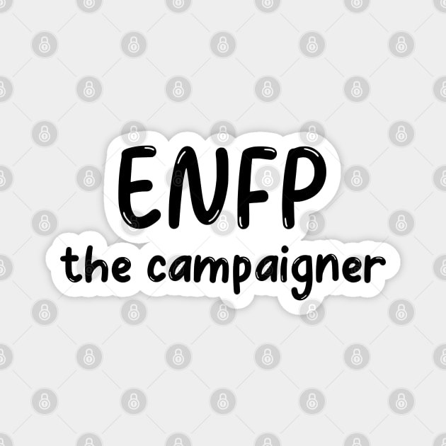 ENFP Personality Type (MBTI) Magnet by JC's Fitness Co.