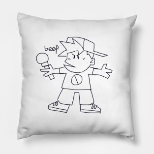 Boyfriend silly Draw Pillow