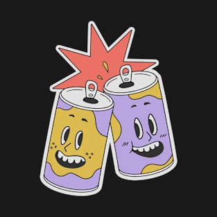 Retro Cartoon Soda Cheers T-Shirt