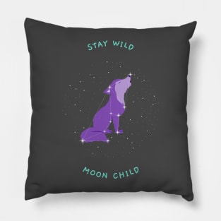 stay wild moon child Pillow