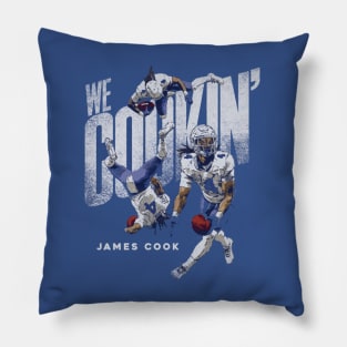 James Cook Buffalo We Cookin' Pillow