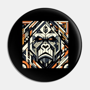 Abstract Animal Gorilla 4 Pin