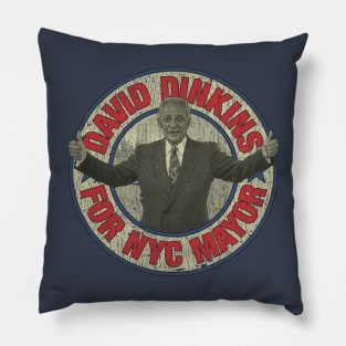 Dinkins For NYC Mayor 1989 Pillow