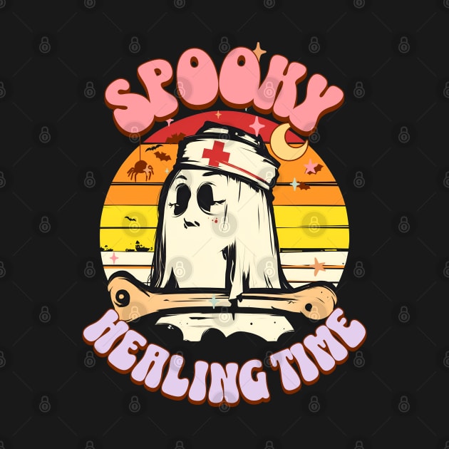 Cool Halloween Nurse Fall Women - Spooky Healing Time by VisionDesigner