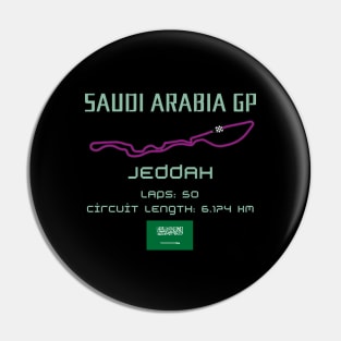 Saudi Arabian Grand Prix, Jeddah Circuit, Formula 1 Pin