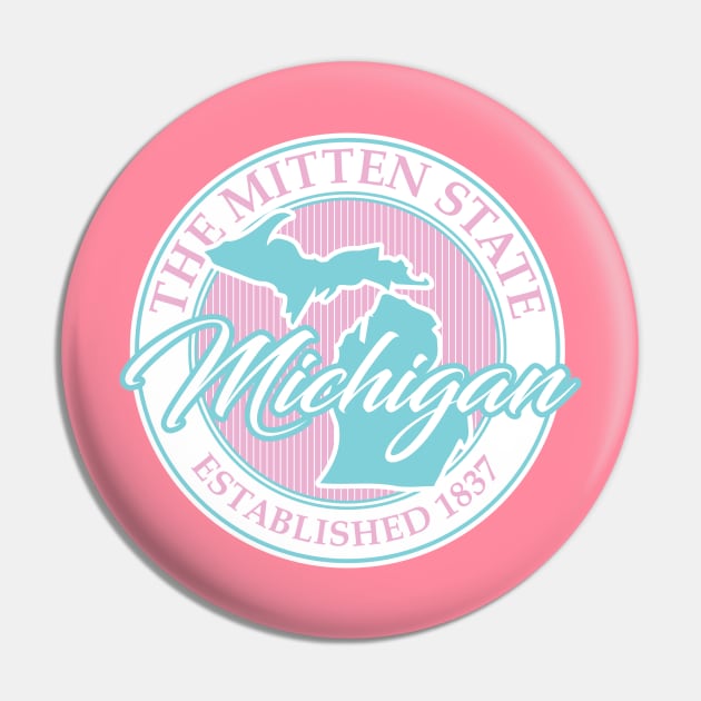 Michigan Pin by HeyBeardMon