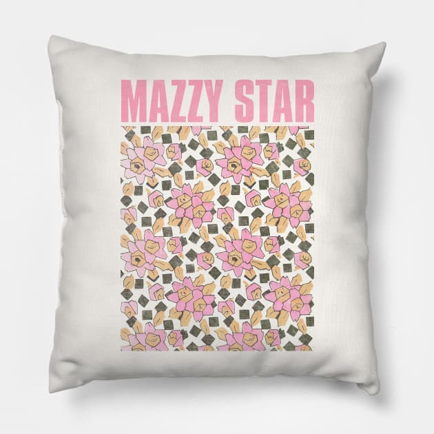 Mazzy Star - - - Original Aesthetic Design Pillow by unknown_pleasures